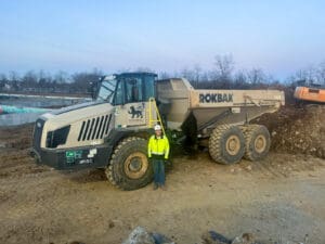 Potomac Excavating Equipment Manager Aden Price.